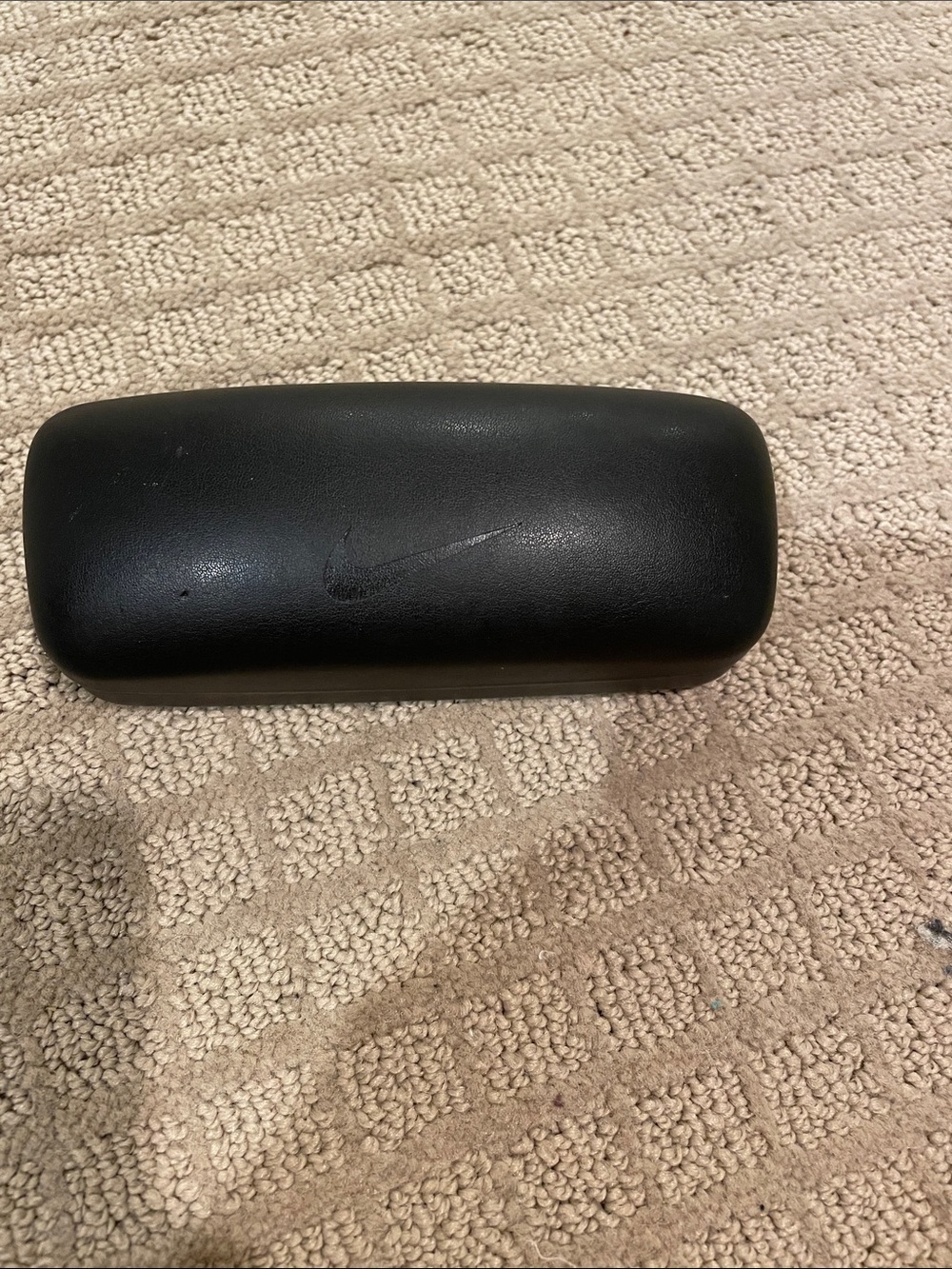 Nike Black Sunglasses Case with Embossed Swoosh